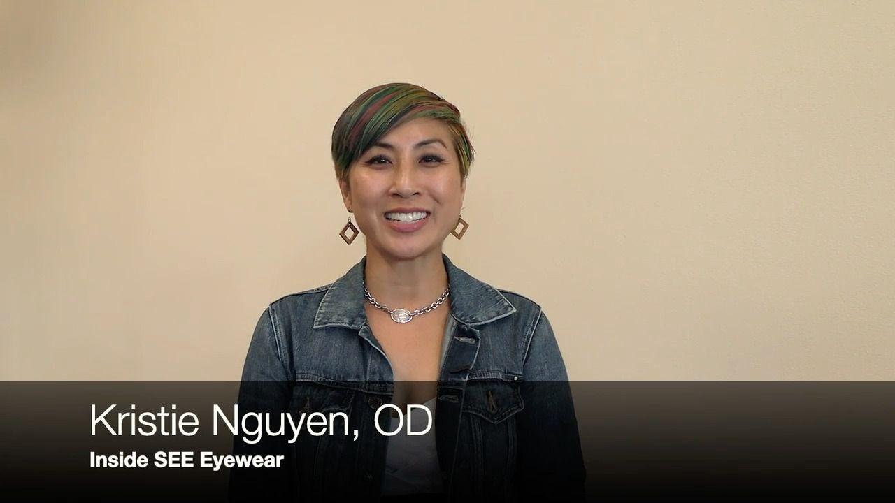 Dr. Kristie Nguyen at Vision Expo West