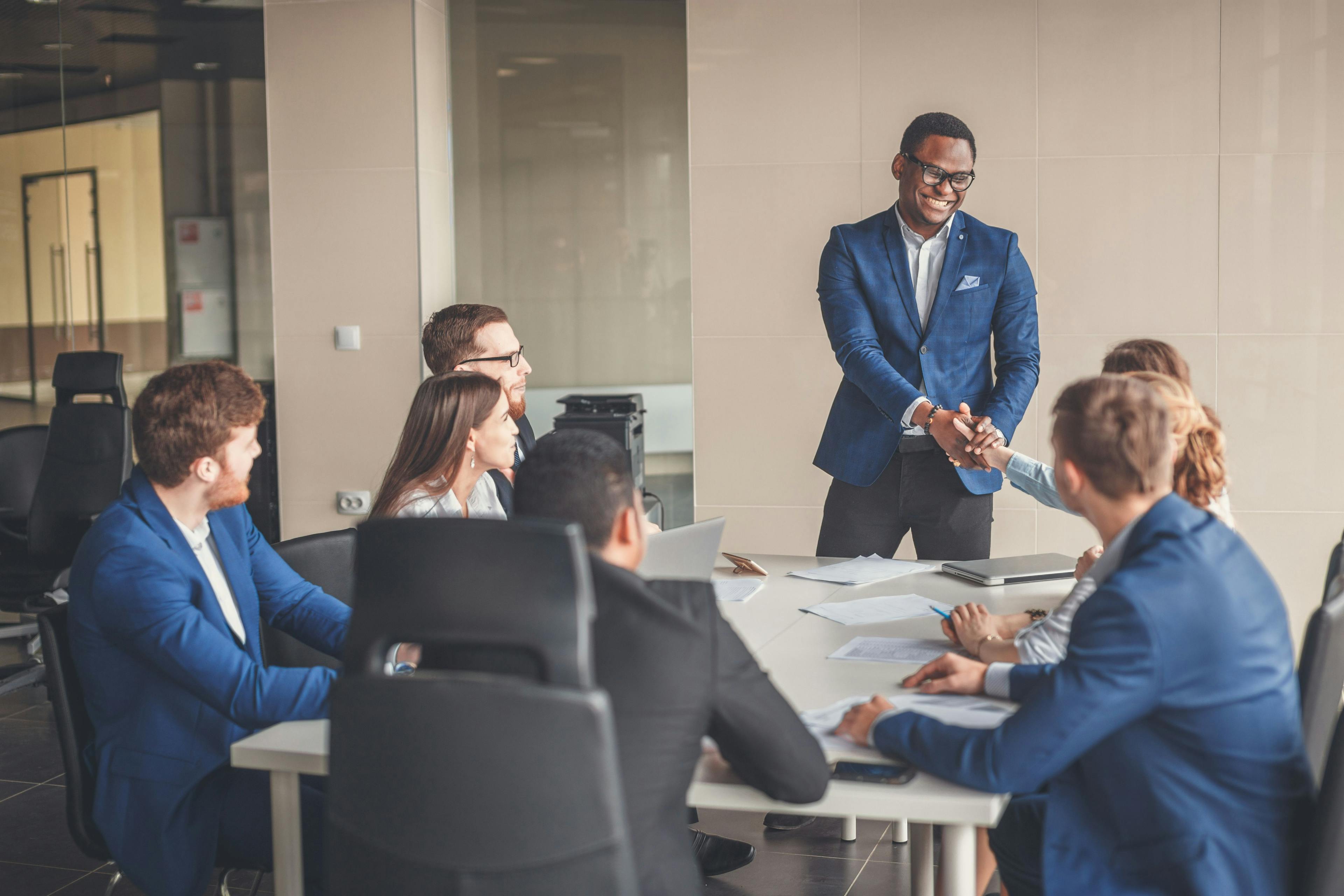 Business meeting in office Image Credit: AdobeStock/alfa27