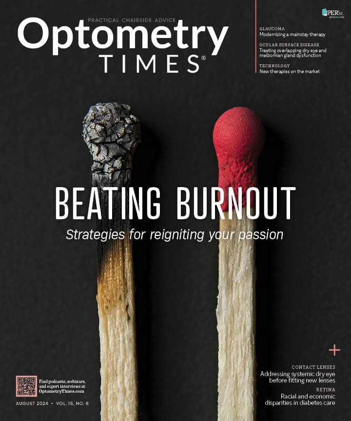 August Optometry Times cover