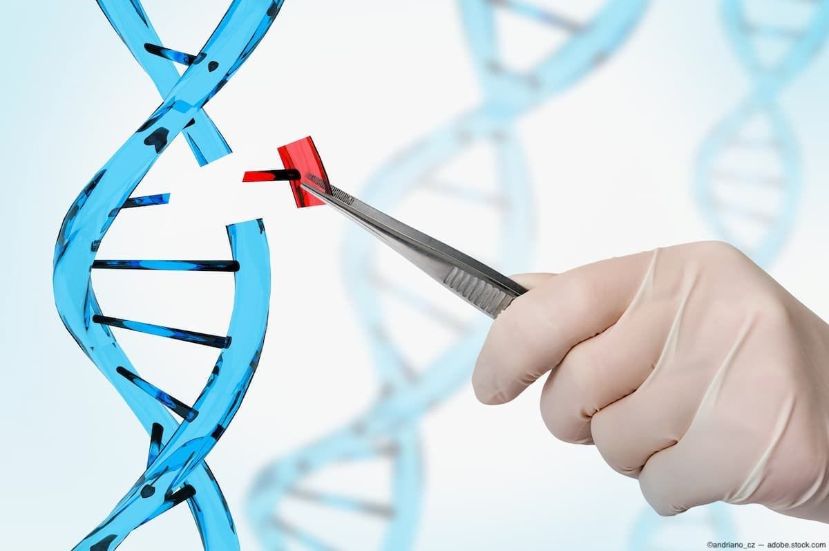 Graphic of DNA splicing Image credit: AdobeStock/andriano_cz