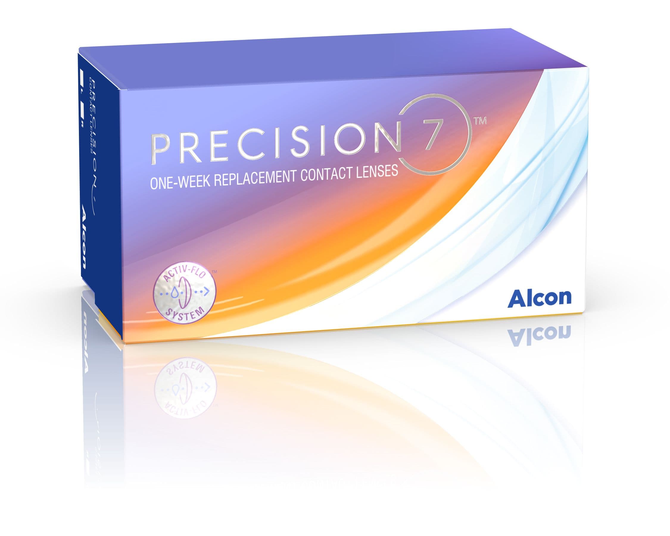 Presicion7 contact lenses are the first weekly replacement lens on the market - Image courtesy of Alcon