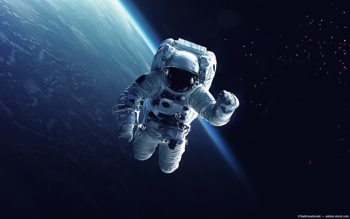 Astronaut floating in space Image credit: AdobeStock/Vadimsadovski