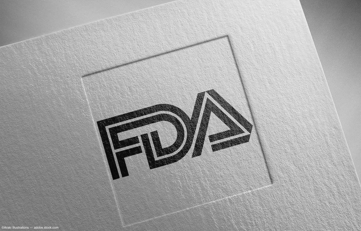 FDA graphic on letter paper Image Credit: AdobeStock/ArakiIllustrations
