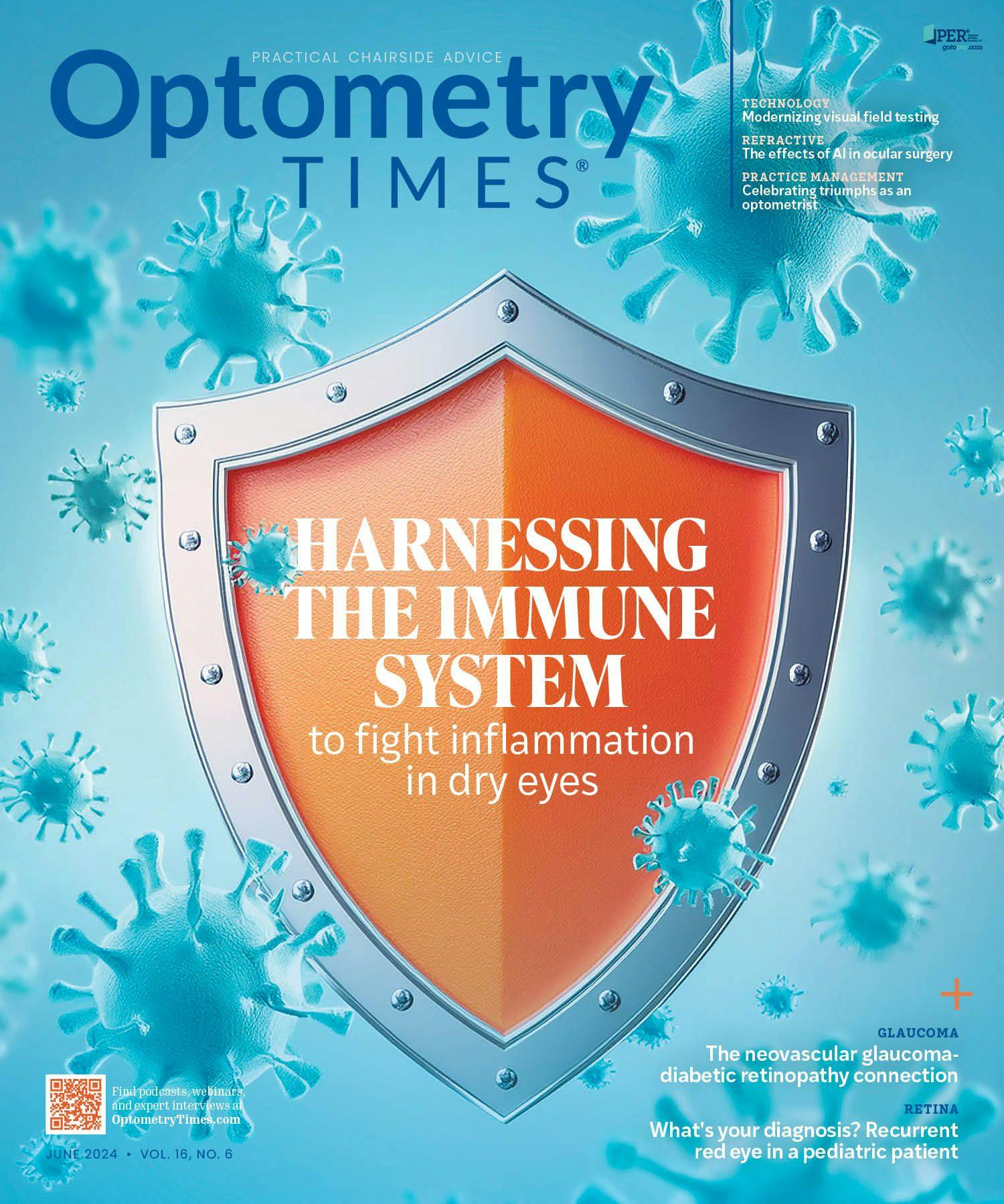 Optometry Times June issue cover